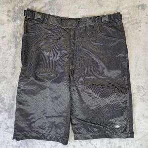 Vintage Canvas Motocross Shorts Nylon Slide Protection Motorcycle Shorts Sz 36